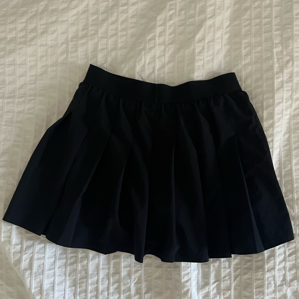 Alo Yoga Black Varsity Tennis Skirt - Picture 4 of 4